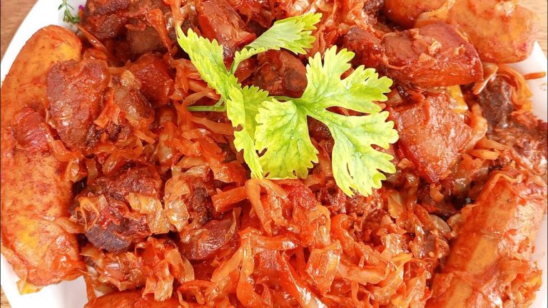 How Ugandans cook the best PORK ||PORK KIKALAYI at home.