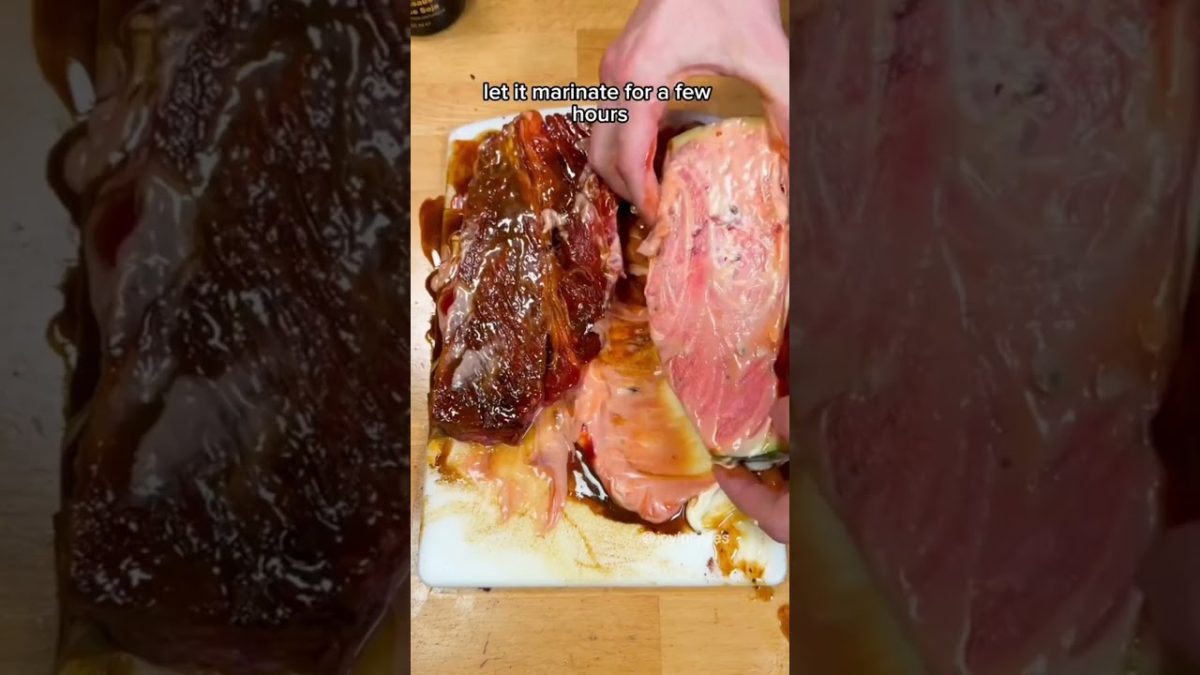 How to make a delicous vegan steak!#steak #asmr #trending #shorts