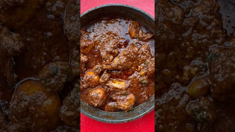 Bihari Chicken Kashmiri Tarika🍗Recipe in Description #shorts #youtubeshorts #chickencurry