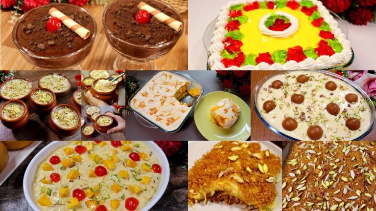 7 Bakra Eid Special Dessert/Sweets Recipes | Eid Dawat Special Dessert By Tasty Food With Maria