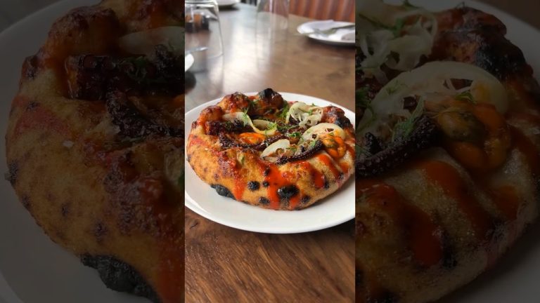 Octopus & Mussel Flat Bread 🐙