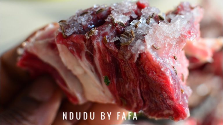 Traditional Tooloo Beef Recipe / Salted Beef Recipe / Ndudu by Fafa