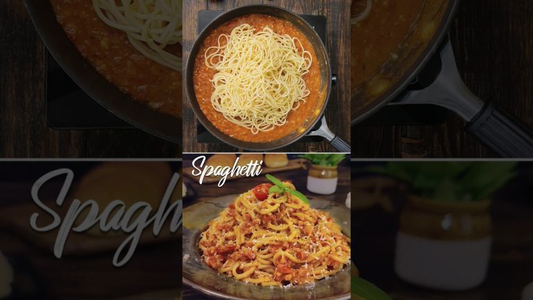 Spaghetti Pasta Recipe | Italian Pasta #shorts #spaghetti #pastarecipe