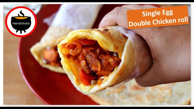 ଚିକେନ୍ ରୋଲ୍ | Street Style Chicken Roll Recipe | Chicken Roll Recipe | Egg Roll | Handishala