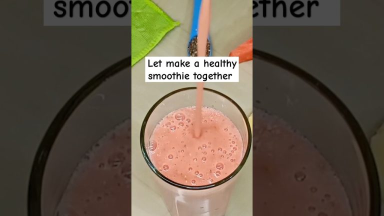 How to make Watermelon and Banana Smoothie – Healthy Breakfast smoothie recipe #smoothie #shorts