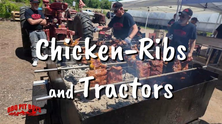 Chicken & Ribs and Tractors! Happy Father's Day