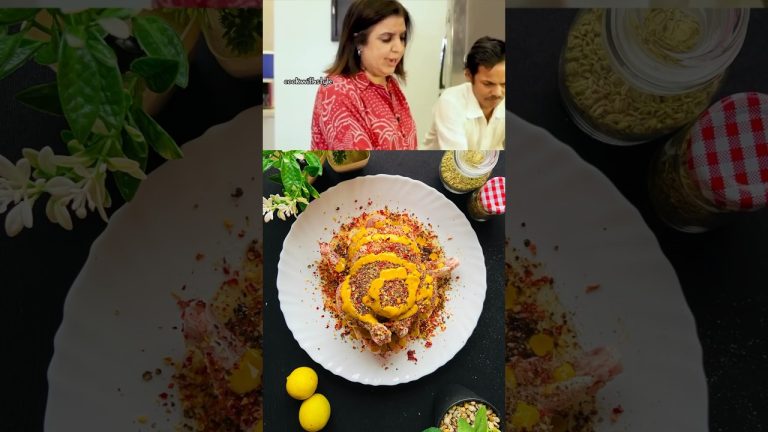 Farah Khan Roast Chicken Recipe! #roastchicken #farahkhan #chickenroastrecipe #shorts #chickenrecipe