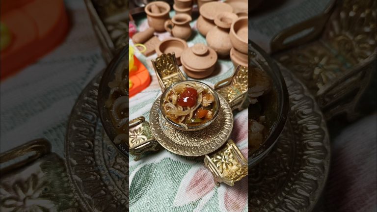 পুতুল খেলো চিকেন ম্যাগি 😱🤤 | Mini chicken Maggie | #short #chicken #viral