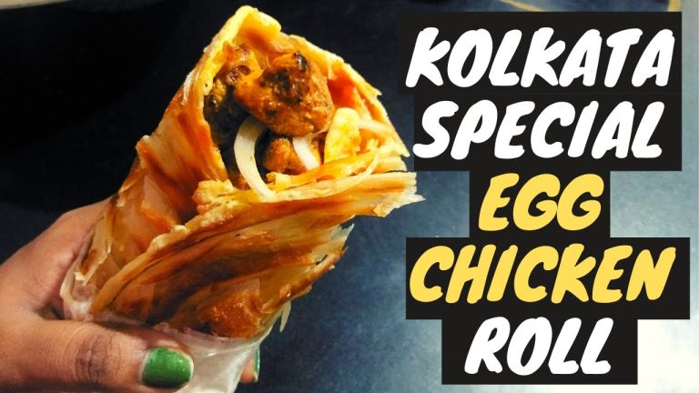 Egg Chicken Roll Recipe – Kolkata Street Style Chicken Egg Roll |Lachha Paratha Egg Chicken Roll Rcp