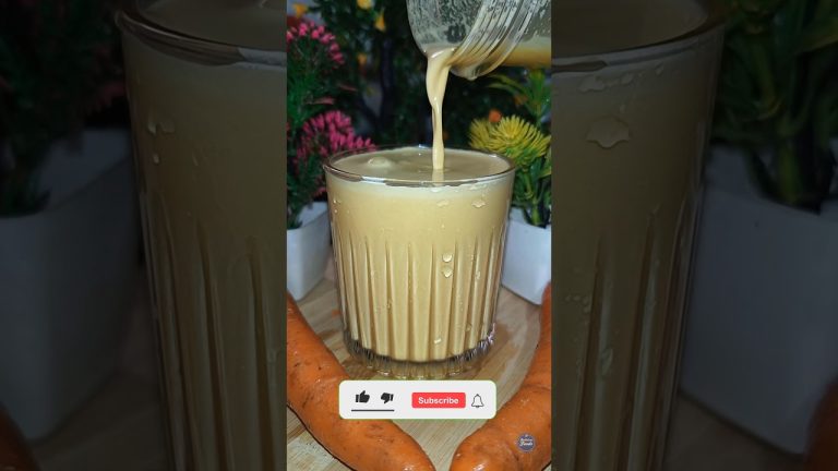 Magic Milkshake for Glowing Skin | Improves Eye Sight  #Boosts Immunity  #Carrot Milkshake  #shorts