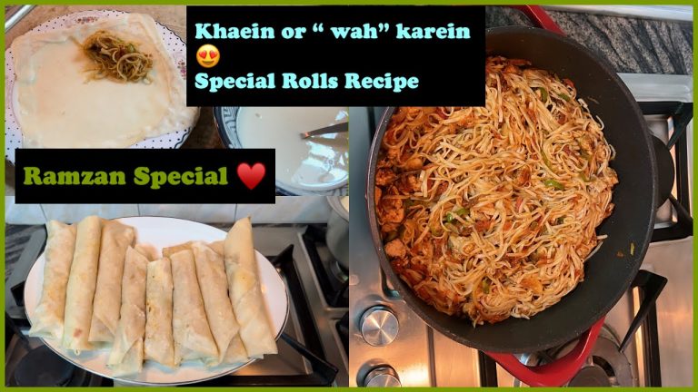 Noddles Rolls – Must Try Recipe in Ramazan !!