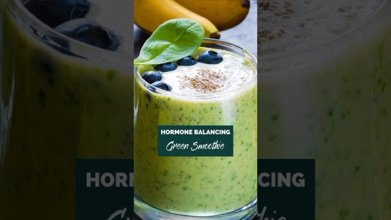 Hormone Balancing Green Smoothie Recipe – Estrogen Balancing Recipe