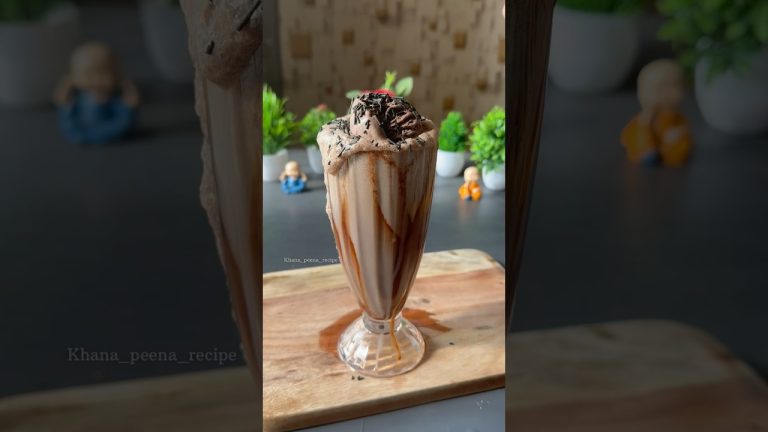 Recipe of Oreo Chocolate Shake #shorts #shake #viral #chocolate