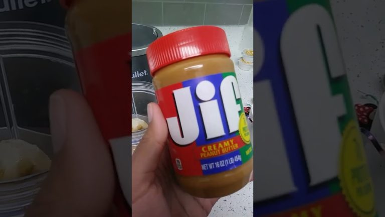 THICK peanut butter banana SMOOTHIE RECIPE ✨