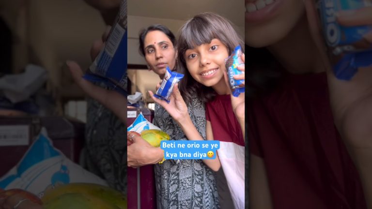 Is dish me kappu ne mehnat ki😋 / Simple oreo biscuit dishes / Ghamu saran #shorts #food