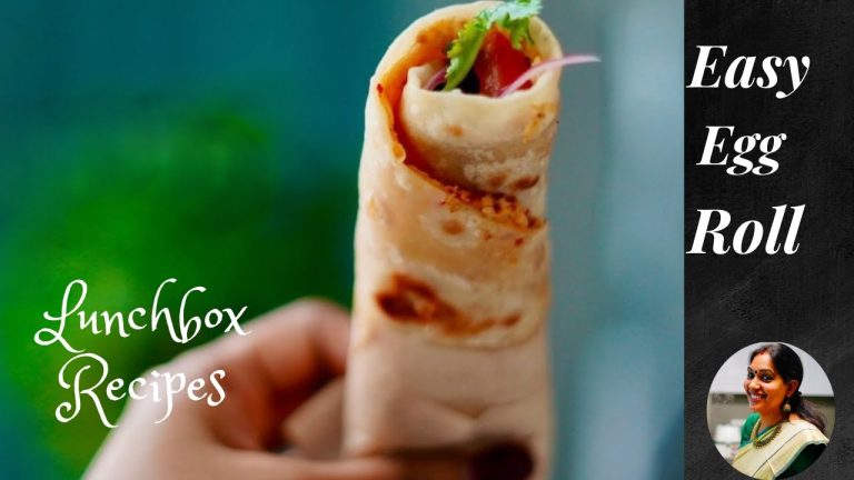 Quick & Tasty Egg Paratha Roll Recipe | Street Style Egg Wrap | Egg Frankie | Kids Lunchbox| Ep:841