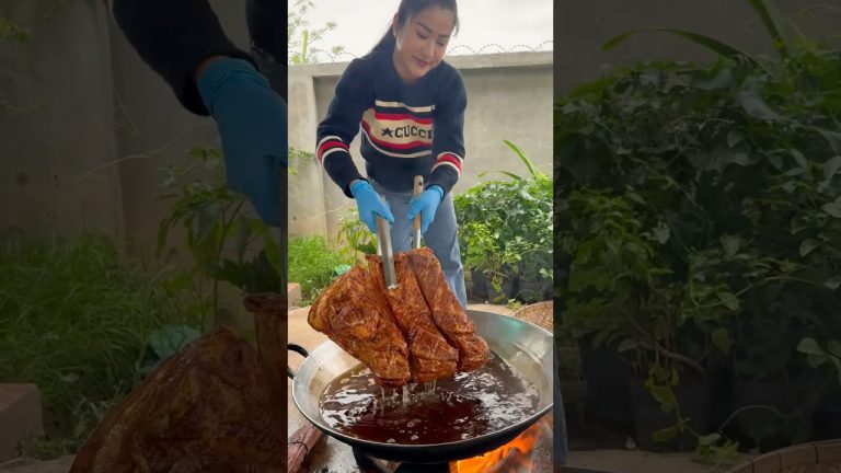 Secret way crispy pork cooking