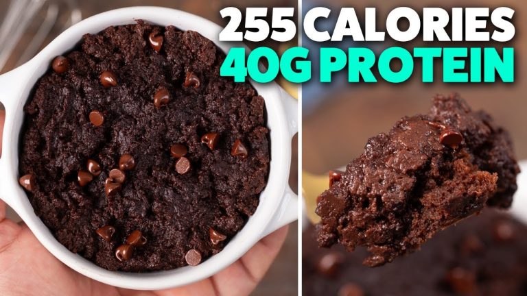 Cottage Cheese Brownie | High Protein Microwave Dessert