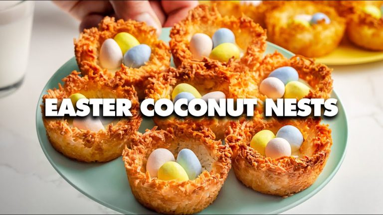 Coconut Macaroon Nests Recipe – Easter Dessert Idea!