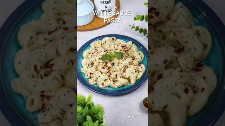 white souce pasta 🍝😋#shorts #shortsfeed #pasta #pastarecipe #food #viralfood #viral #recipe