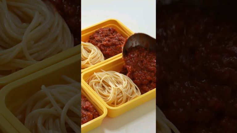 스파게티 밀키트 만들기! 냉동후 꺼내먹어요 Simple Pasta Meal Prep Hack