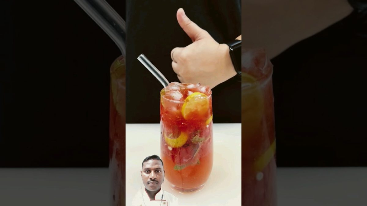 Watermelon Punch || #shorts #asmr #indianfood #chefkitchenrecipe #food #summer #fruitpunch