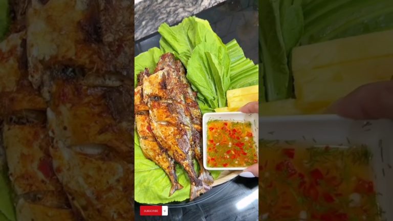 Have you tried this way of eating grilled fish? Grilled fish recipe is easy and delicious