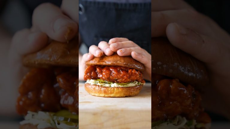 EASY Korean Fried Chicken Sandwich