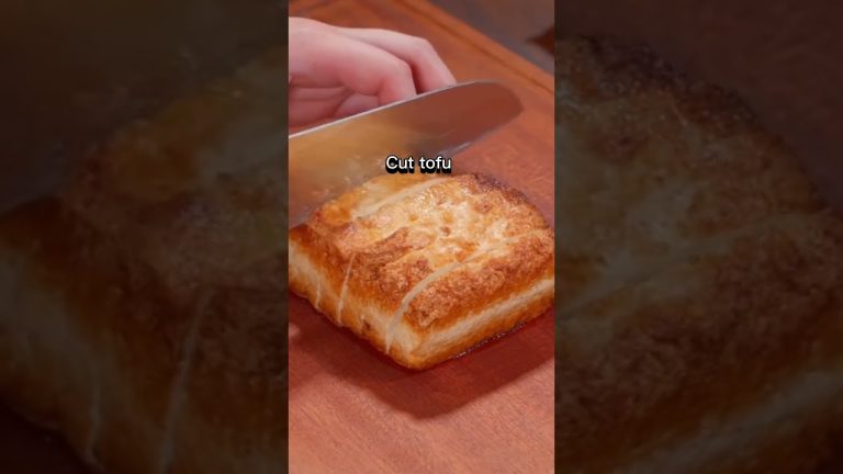 Braised tofu with minced pork