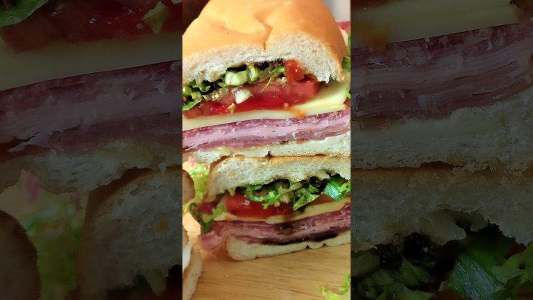 Chopped Italian Sandwich Viral Recipe #shorts