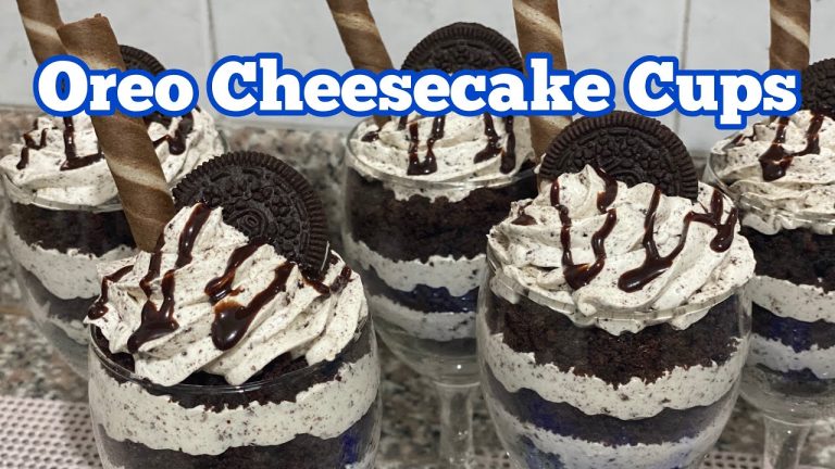 Oreo Cheesecake dessert cups / Easy No- bake dessert cups / cake in a cup – KusiNanay’s Homemade