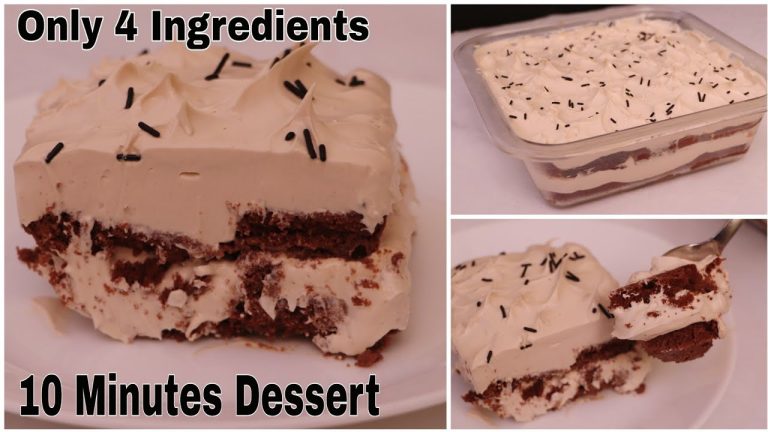 10 Minutes Dessert Recipe | Quick And Easy Dessert | Coffee Dessert Recipe | No Bake Dessert