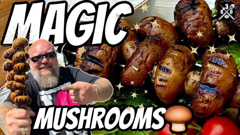 MAGIC Mushrooms vom Grill der Champignon Spieß – 030 BBQ
