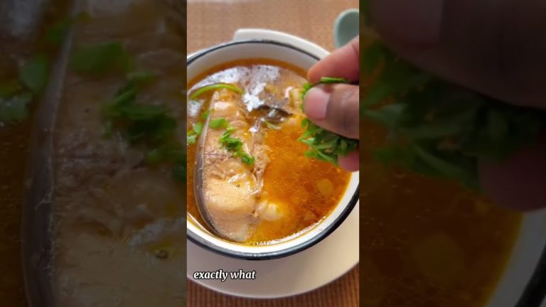 #Shorts | Ultimate Healthy Comfort Fish Soup | Nutritious & Delicious Recipe! #fishrecipe