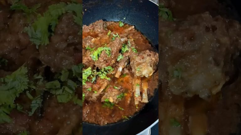 Mutton karahi recipe | mutton masala | Mutton recipes #shorts