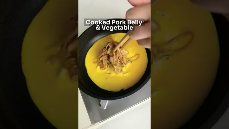 Easy Recipe For Tonteiyaki (Japanese Pork Omelette) | Learn To Make It Here! #easyrecipe #omelette