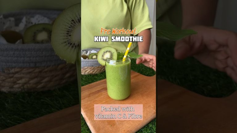 Pre workout Kiwi Smoothie ! The magic smoothie with Kiwis from Chile