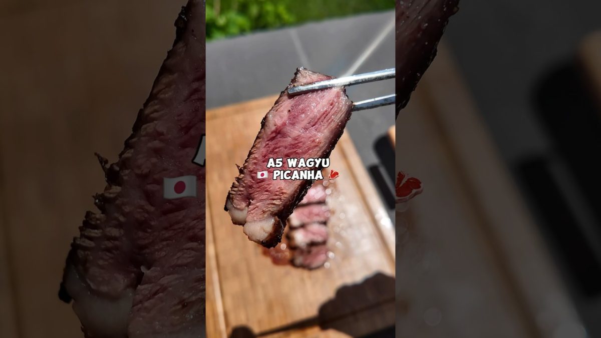 Perfect Steak Crust?! A5 Wagyu 🥩 😮 #wagyu #picanha