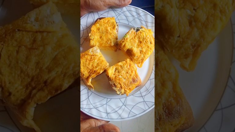 Dim toast# Bengali style bread omelette recipe# shorts