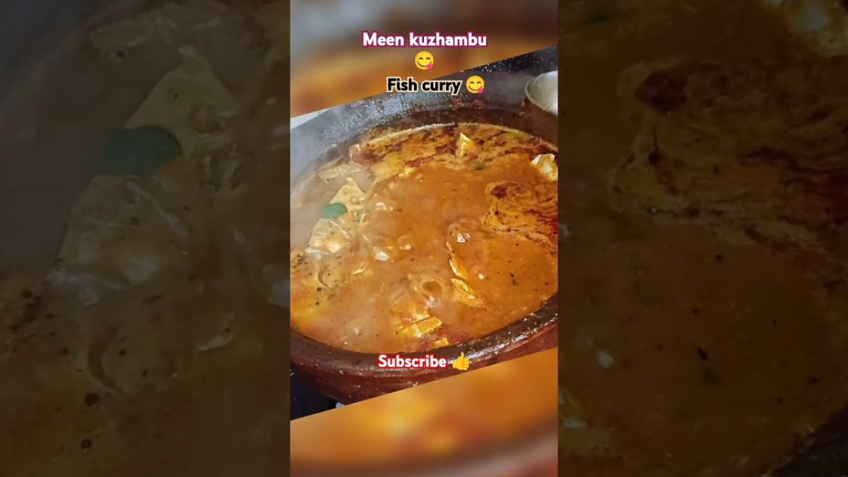 Fish Curry recipe 😋 Meen Kulambu 😋 #food #fishcurry #meenkolambu #curry #shorts #cooking #healthy