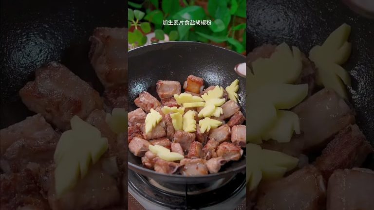 学做青椒焖排骨，连汤汁泡饭都能多吃几碗！#家常菜 #美味秘诀 #家常菜做法 #一起學做菜 #家常菜 #烹飪 #美食 #料理 #美食教程