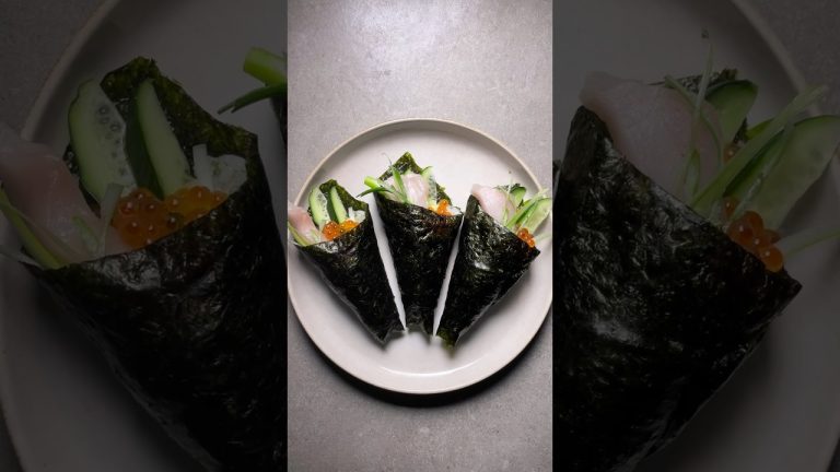 Anyone Can Make these Super Simple Sushi Rolls #sushi #sashimi #seafood #spearfishing
