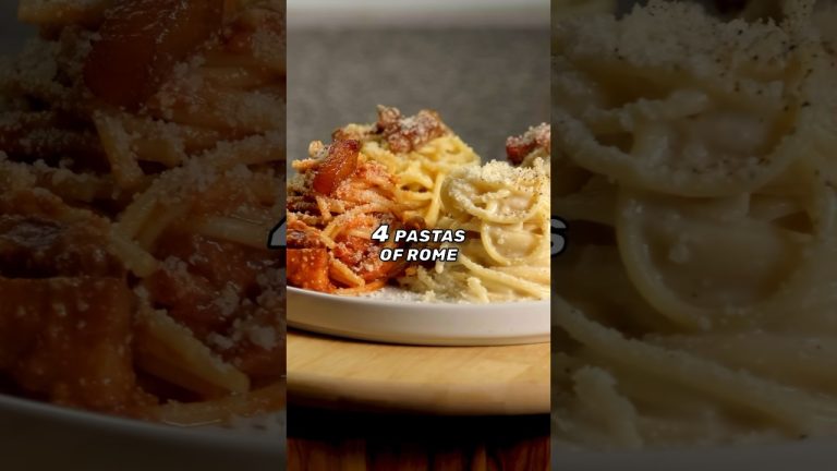 What are the 4 Roman Pastas?