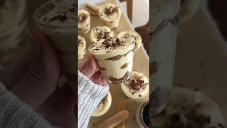 tiramisu cups are the easiest no bake dessert
