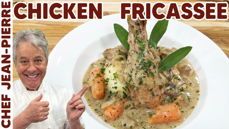 Chicken Fricassée A French Chicken Stew | Chef Jean-Pierre