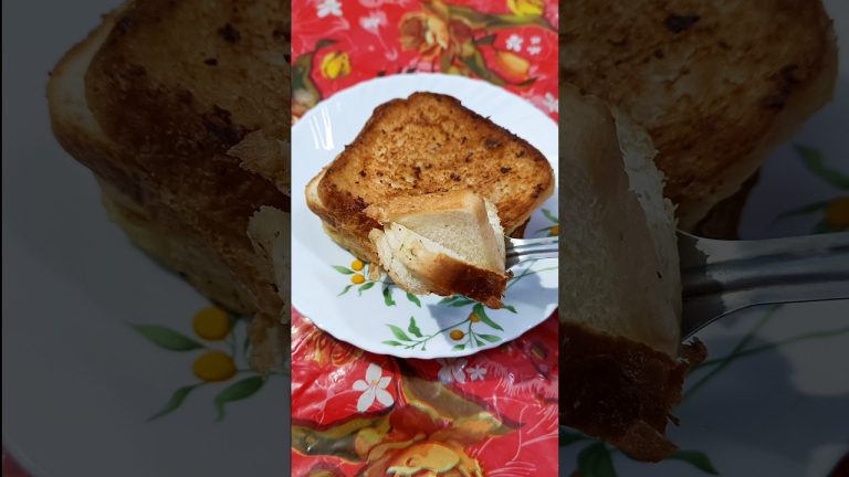 ঘিয়ে ভাজা দুধ পাউরুটি 😋🤤 | Milk bread| #ytshorts #milkbread #viral