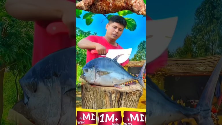 🇮🇳 TUNA FISH FRY RECIPE (20Kg)🐠#fish #fishfry  #recipe #shortsfeed