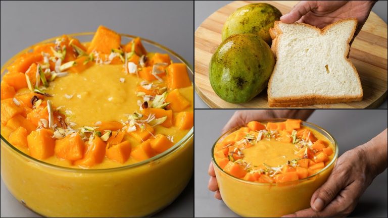 Mango Bread Dessert | Mango Dessert Recipe | Bread Dessert | N'Oven