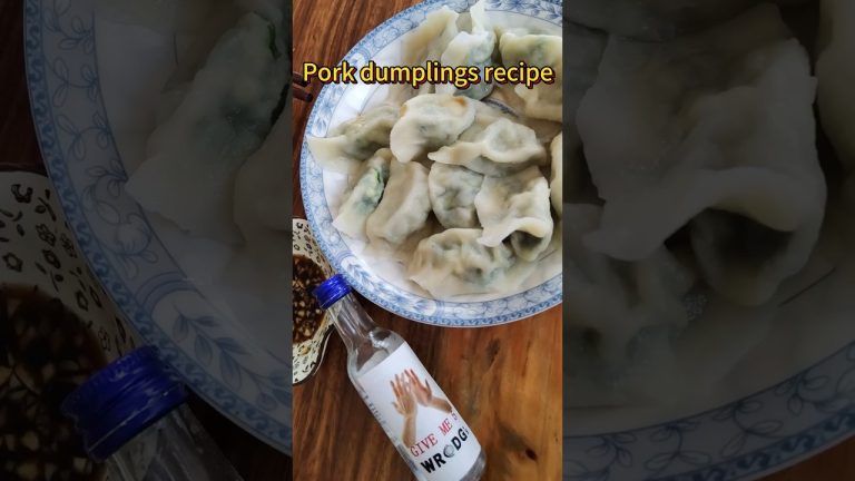 Watch this pork dumplings recipe.#food #cooking #recipe #chinesefood #viral #asiancuisine #foryou