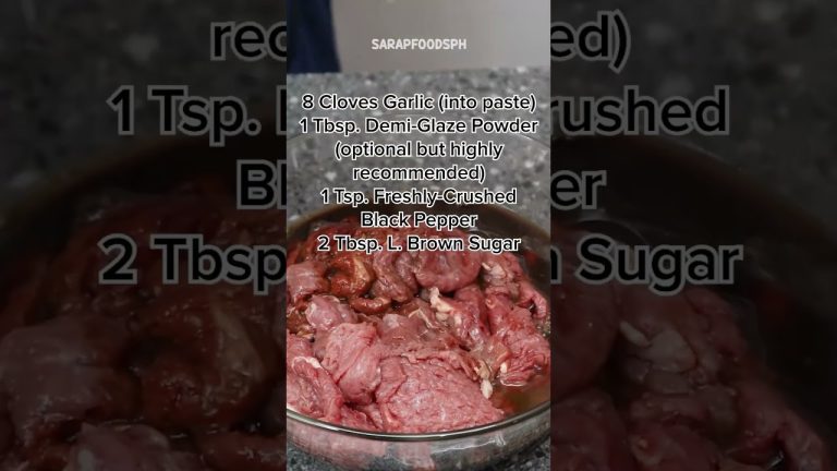 Baked Beef Tapa 😋❤️ #beef #foodblogger #foodstagram #foodlover #instafood #instagood #instareels